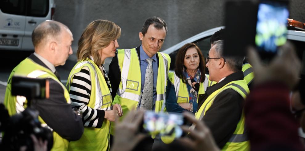 Pedro Duque y Pilar Alegría conocen los proyectos de “investigación frontera” del Laboratorio Subterráneo de Canfranc