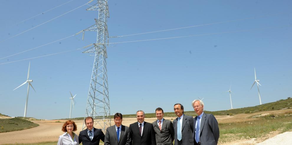 Inaugurado un nuevo parque eólico en Aguilón