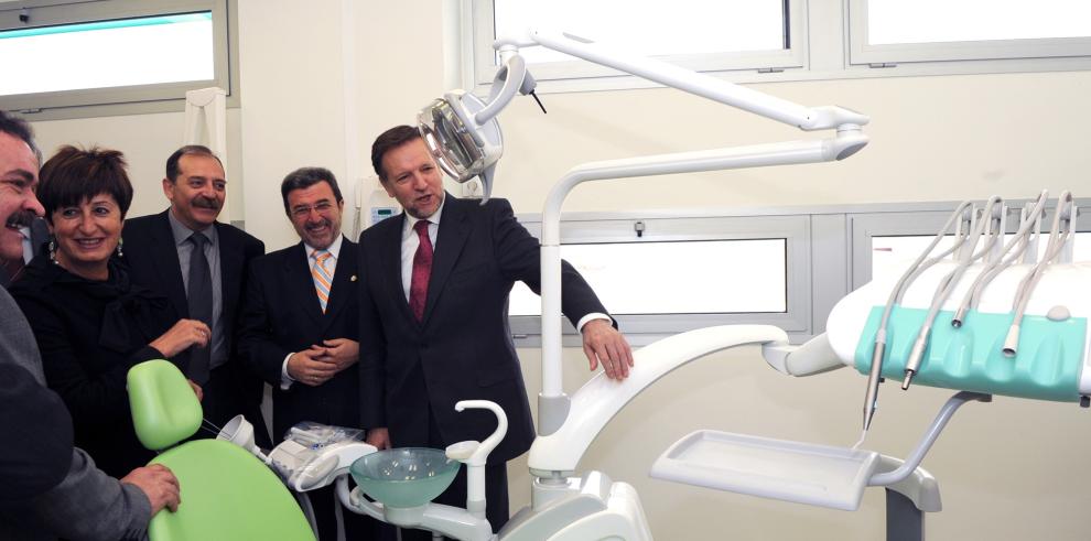 El presidente de Aragón visita las instalaciones del nuevo centro de salud de Teruel