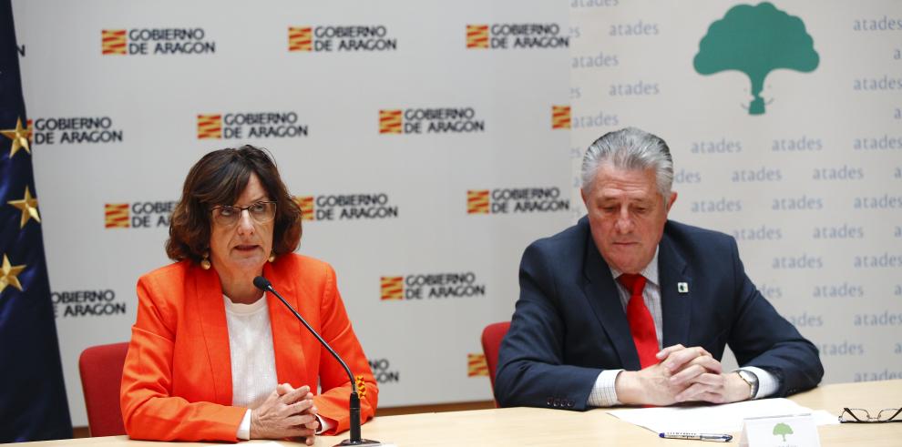 Gobierno de Aragón y Atades colaborarán en la prevención y detección de todo tipo de violencia contra las mujeres con discapacidad