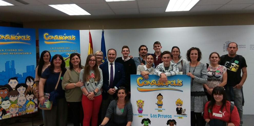 El IES Pablo Serrano de Andorra, ganador del concurso nacional Consumópolis 12