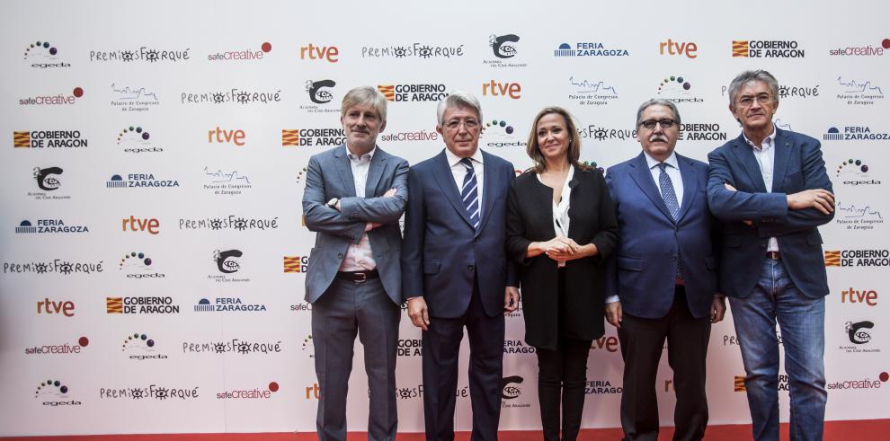 Carlos Saura, Imanol Arias o el director J.A. Bayona entregarán el sábado en Zaragoza un premio Forqué