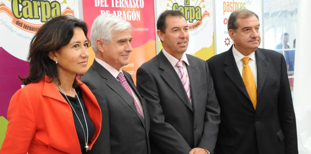 Gonzalo Arguilé ha inaugurado la carpa Ternasco de Aragón