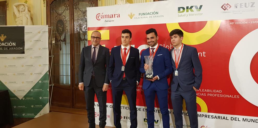 Felipe Faci destaca el alto nivel de los jóvenes aragoneses en materia de gestión en la clausura del II Global Management Challenge