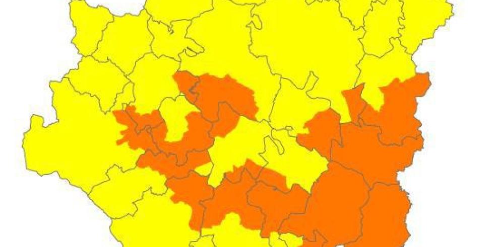 Alerta naranja por riesgo de incendios en varias zonas de Aragón