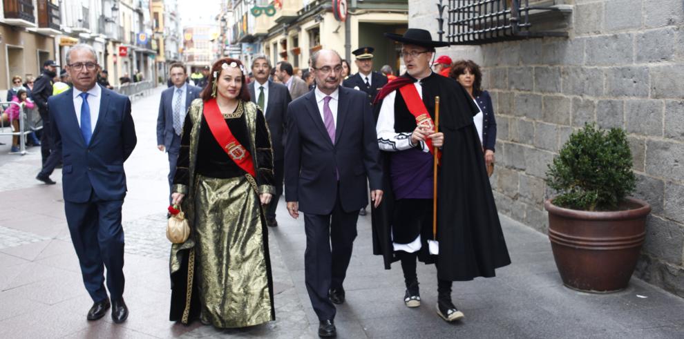 El Presidente de Aragón celebra en Jaca la festividad del primer viernes de mayo que "nos remite al origen del Reino de Aragón"