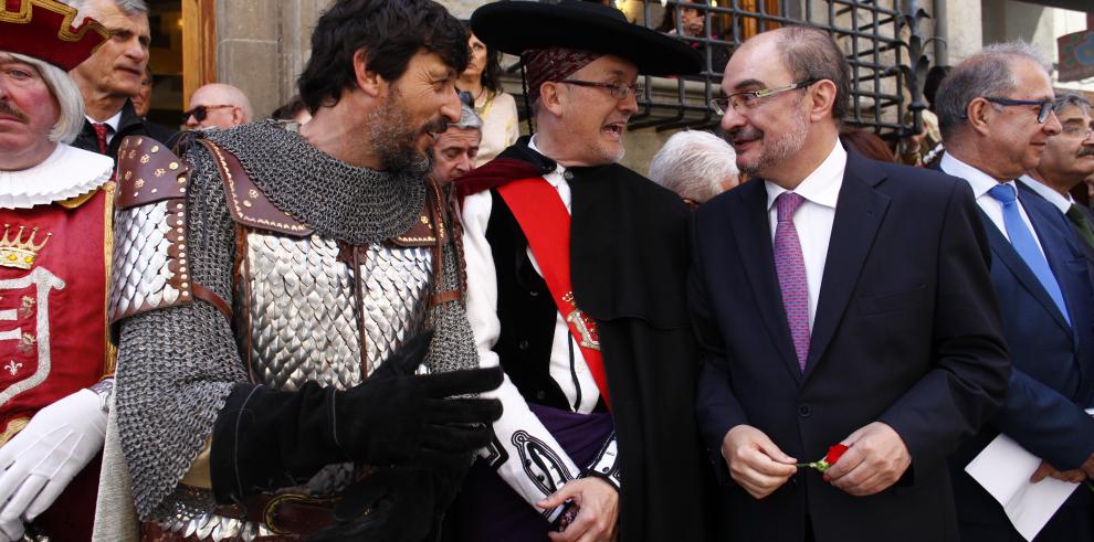 El Presidente de Aragón celebra en Jaca la festividad del primer viernes de mayo que "nos remite al origen del Reino de Aragón"