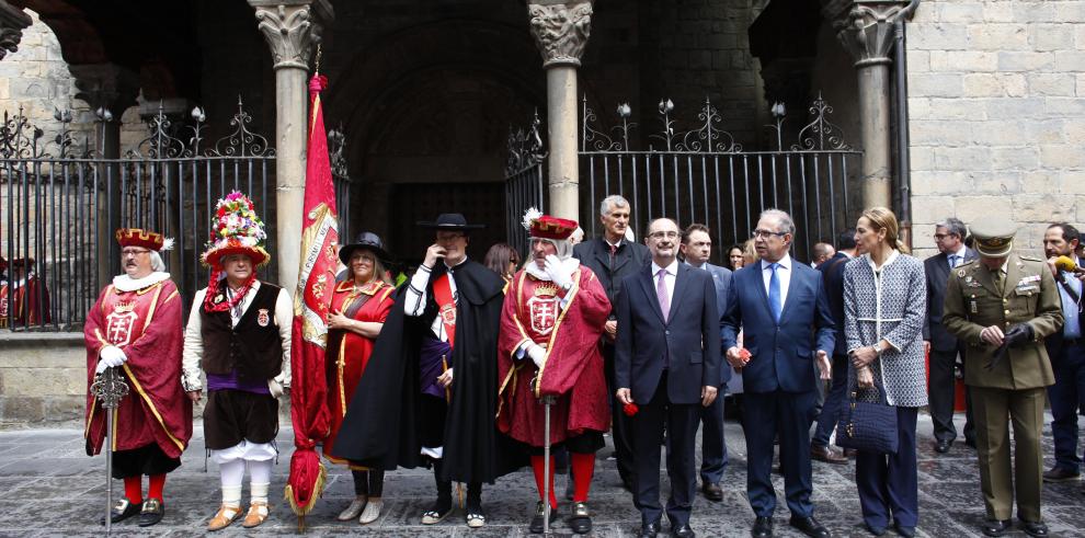 El Presidente de Aragón celebra en Jaca la festividad del primer viernes de mayo que "nos remite al origen del Reino de Aragón"