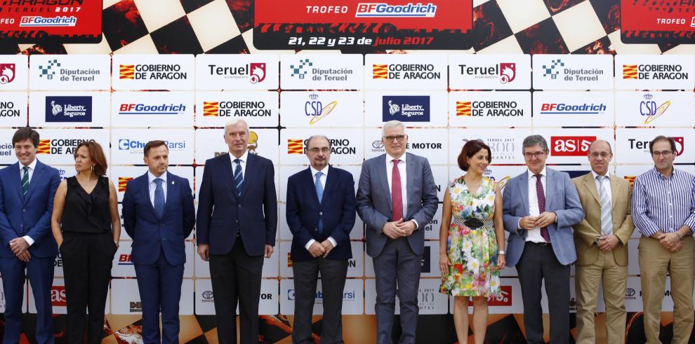 El presidente de Aragón, Javier Lambán, y la consejera de Educación, Cultura y Deporte, Mayte Pérez, presentan en Teruel la XXXIV edición de la Baja Aragón