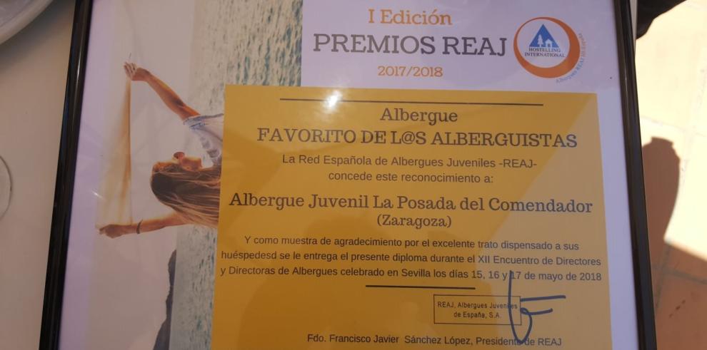 El CRA Los Bañales y la Posada del Comendador, premiados por la Red Española de Albergues Juveniles (REAJ)