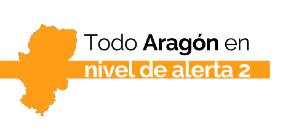 Toda la comunidad aragonesa pasa a nivel de alerta 2