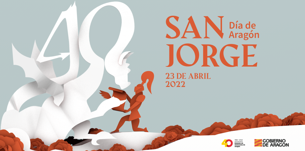 Cartel San Jorge 2022. Día de Aragón