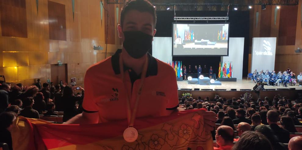 La delegación aragonesa se cuelga cinco medallas en la Olimpiada nacional de FP Spainskills 2022