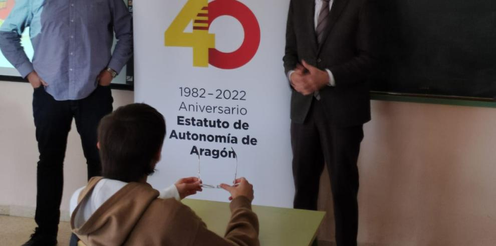 Más de 300 actividades para dar a conocer el Estatuto de Autonomía de Aragón en los colegios