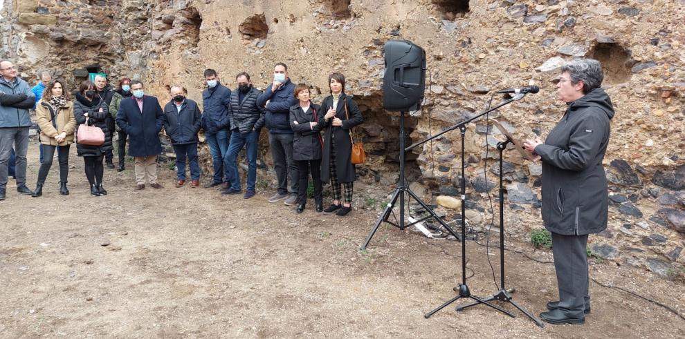 El Gobierno de Aragón recupera la torre del castillo de Trasmoz