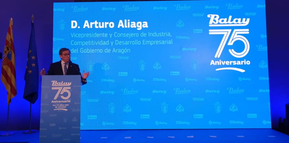 Aliaga reivindica el papel histórico y empresarial de Balay en la conmemoración de su 75 aniversario