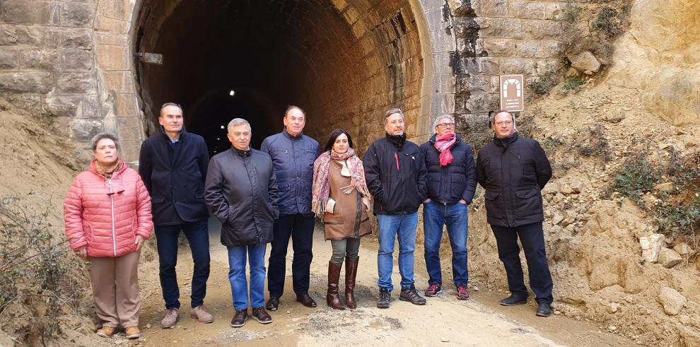 Primeras inversiones en el Camino Natural Vía Verde de Ojos Negros para mejorar la seguridad en los túneles