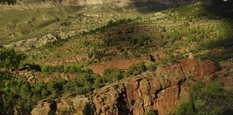 Los Desfiladeros del Río Martín (Teruel) forman parte de la Red Natura 2000.