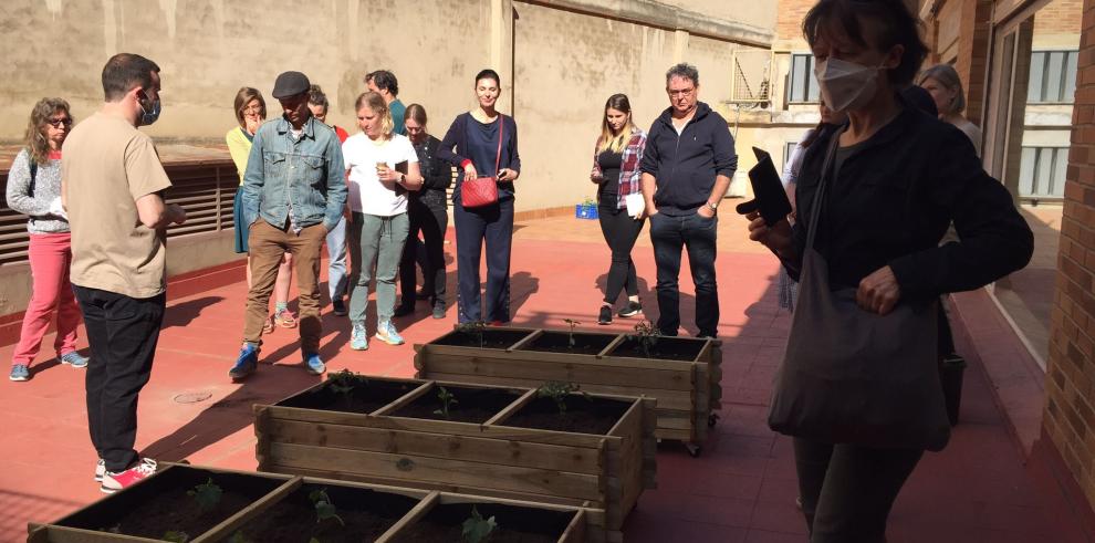 Los socios del proyecto Interreg Europe CECI visitan el Aula de Medio Ambiente Urbano