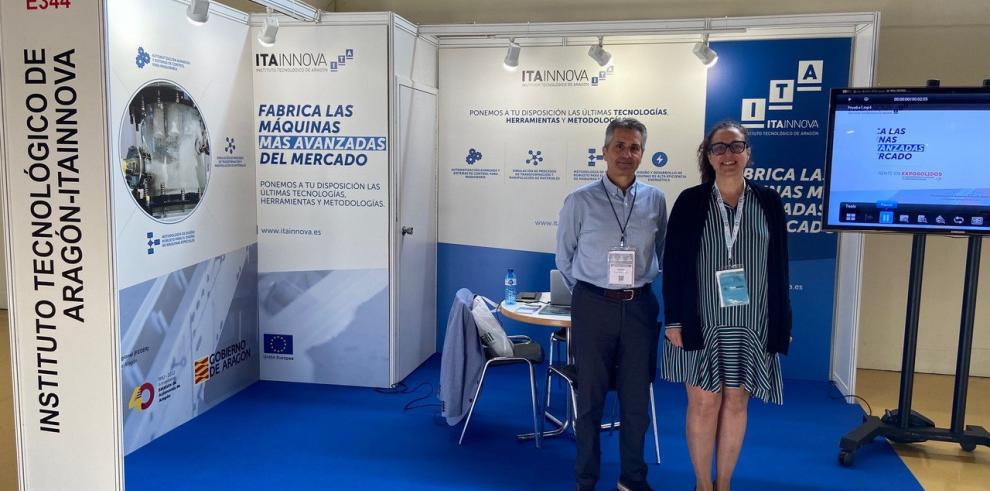 Stand de ITAINNOVA en el Salón Internacional Exposólidos