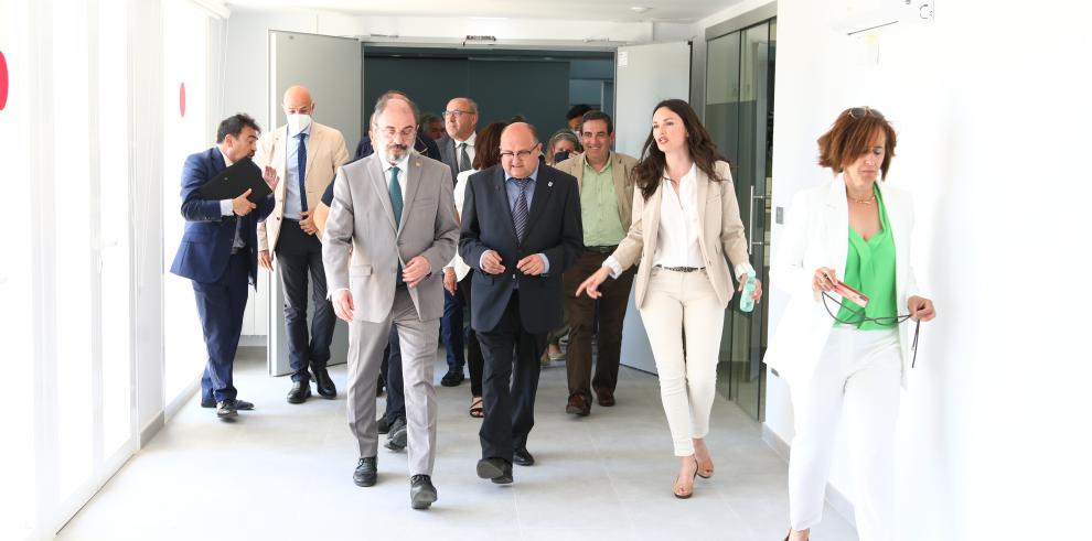El Presidente de Aragón inaugura la residencia y centro de día de Biota