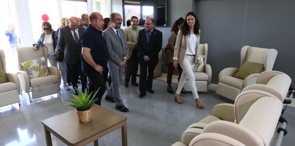 El Presidente de Aragón inaugura la residencia y centro de día de Biota