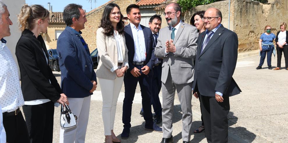 El Presidente de Aragón inaugura la residencia y centro de día de Biota