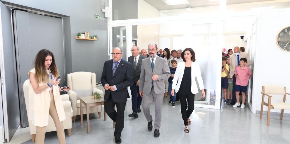 El Presidente de Aragón inaugura la residencia y centro de día de Biota