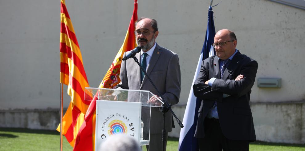 El Presidente de Aragón inaugura la residencia y centro de día de Biota