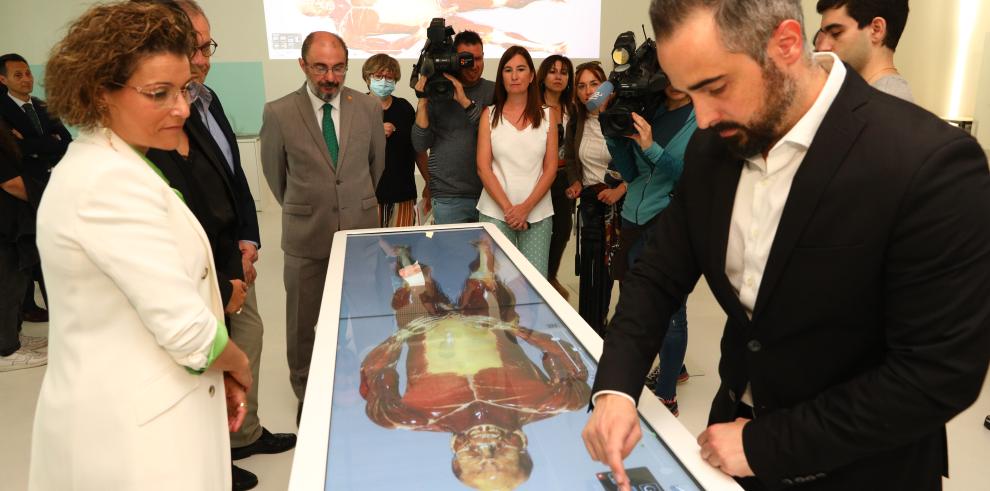 Lambán visita la Universidad San Jorge