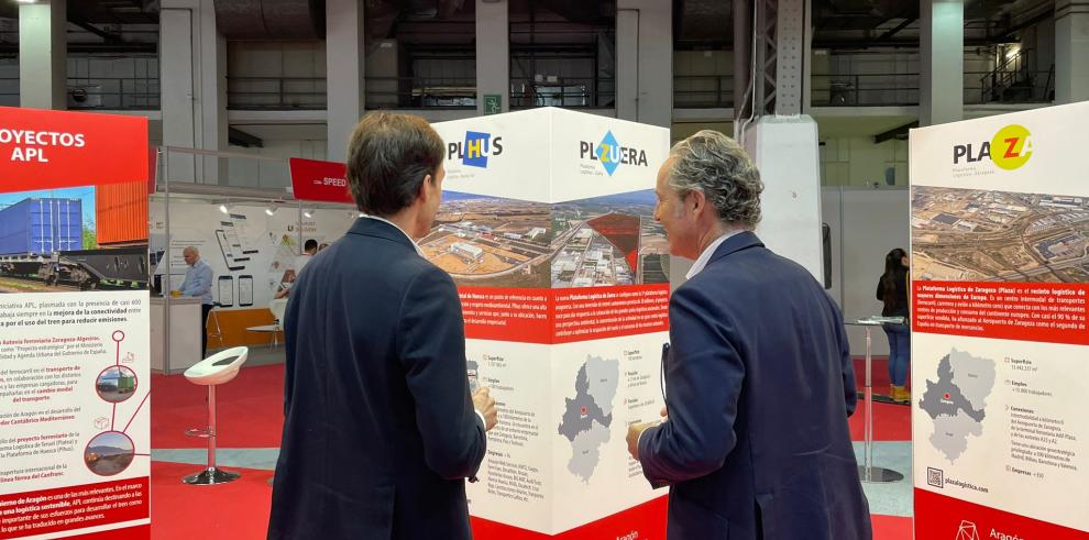 Stand de Aragón Plataforma Logística en el SIL Barcelona 2022