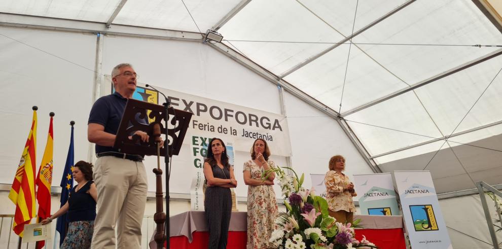 El consejero Olona ha participado en la entrega de premios y subasta de Expoforga