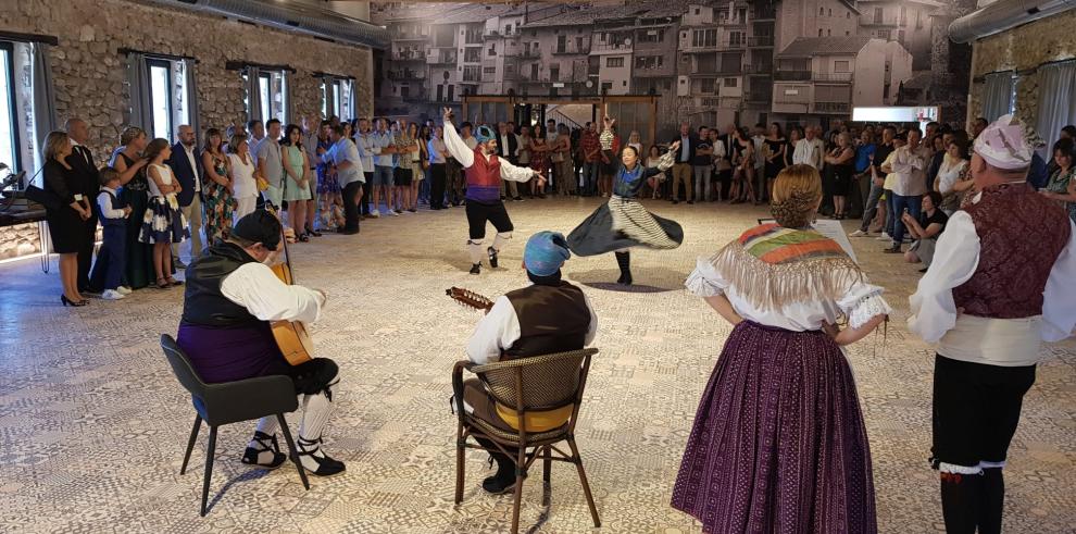 Mayte Pérez, en la inauguración del hotel Somnifabrik, en valderrobres
