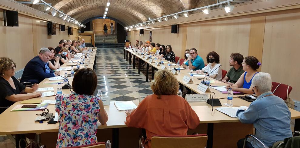 Imagen de la sesión constitutiva del Comité "Trans"