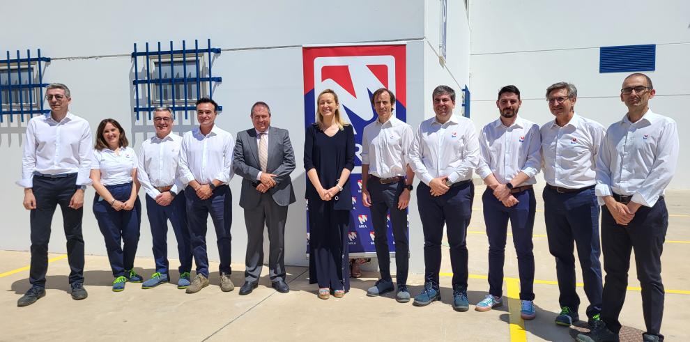 Visita de la consejera de Economía, Marta Gastón, a la empresa Módulos Ribera Alta