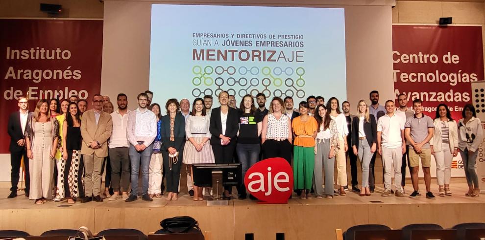 Marta Gastón en la presentación de la VIII edición de MentorizAJE