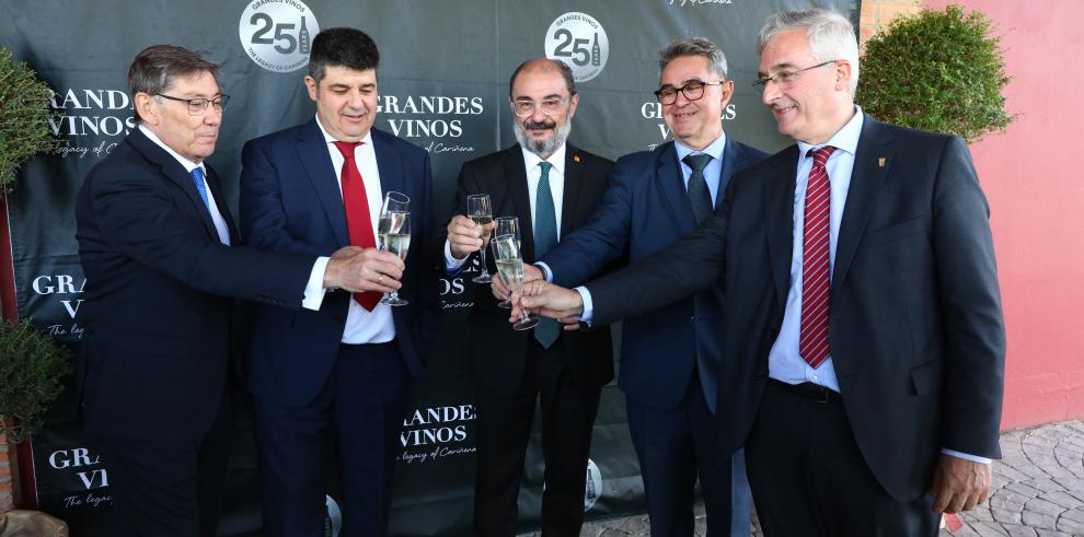 Lambán participa en el 25 aniversario de Grandes Vinos