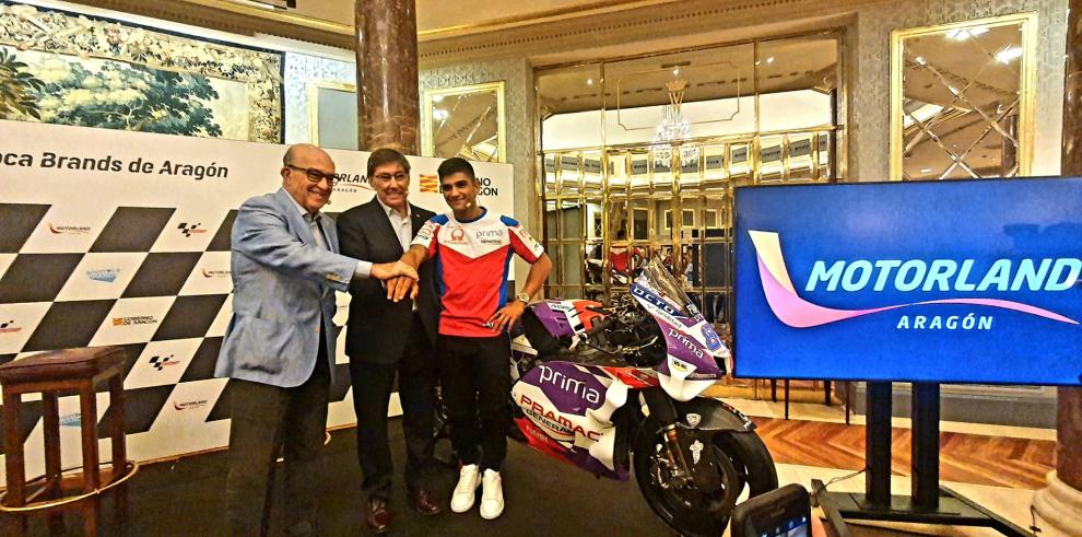 Aliaga presenta el Gran Premio Animoca Brands de Aragón de MotoGP