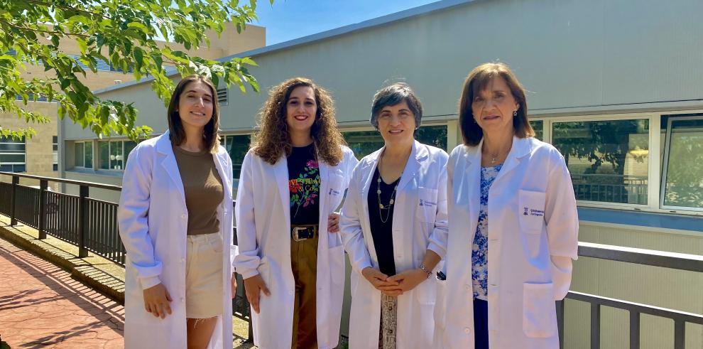 De izquierda a derecha, Alba Civera, Ana Tobajas, Lourdes Sánchez y Dolores Pérez.