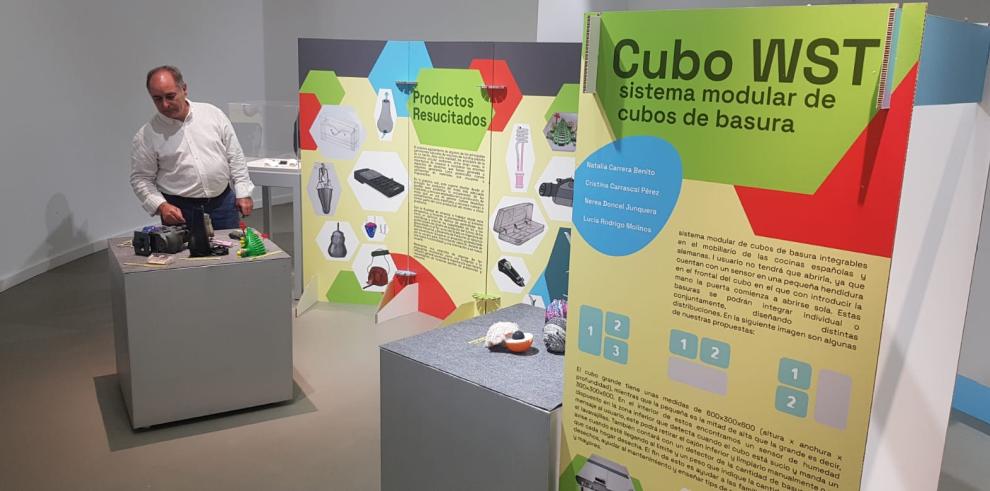 El director general de Consumo Aragón en la muestra "Proyectos Emergentes 2022"