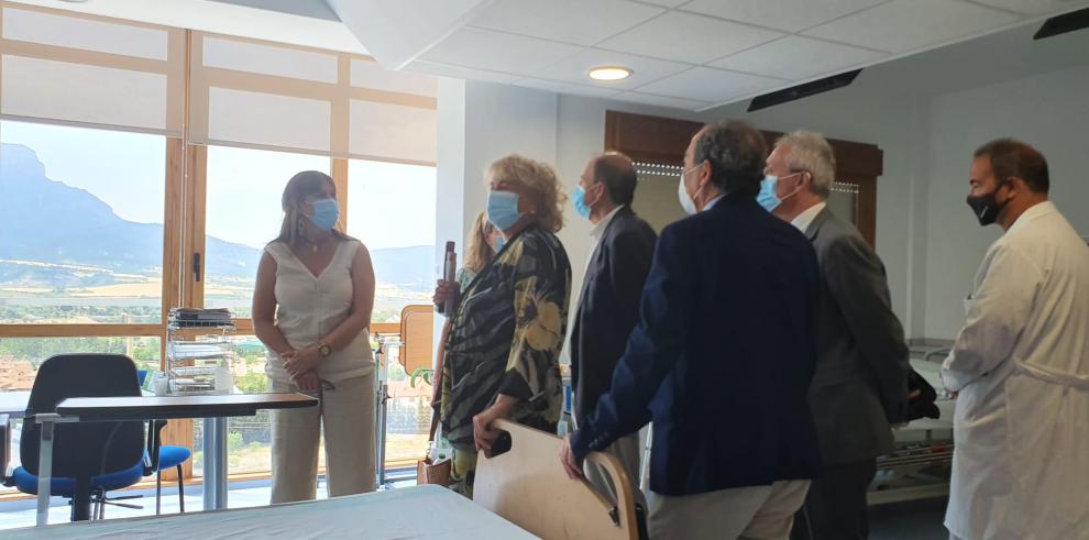 Repollés ha visitado hoy el Hospital de Jaca.
