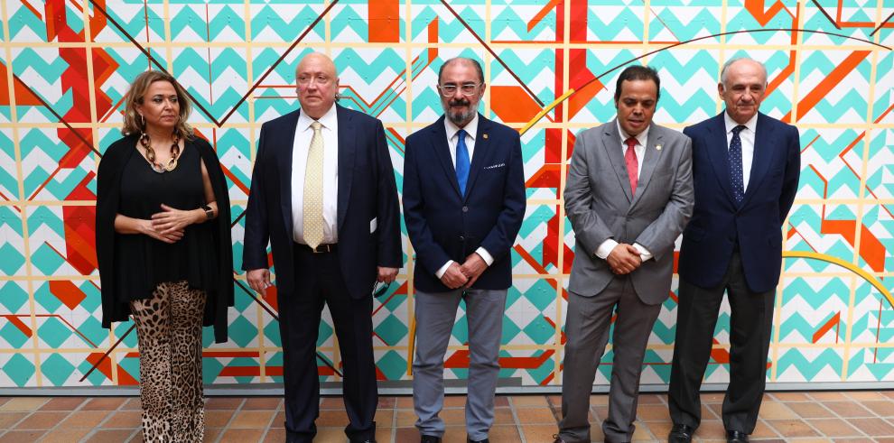 Lambán asiste a la presentación de proyectos de renovables en Andorra