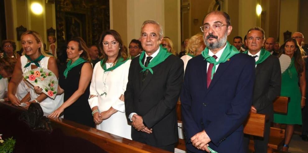 Javier Lambán participa en las celebraciones de San Lorenzo 2022