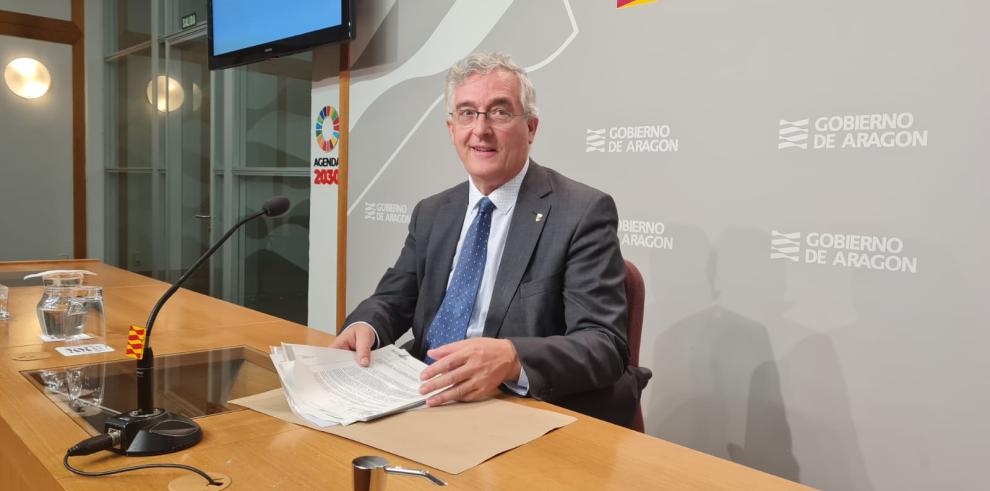 Joaquín Olona, consejero de Agricultura, Ganadería y Medio Ambiente