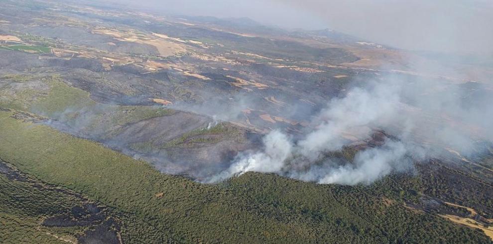 Incendio Añón de Moncayo