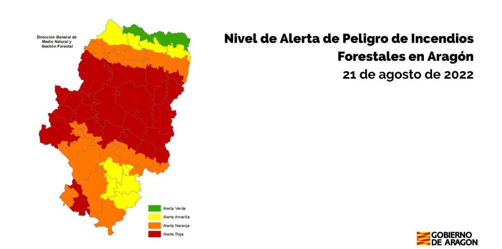 NIVEL ALERTA PELIGRO INCENDIOS