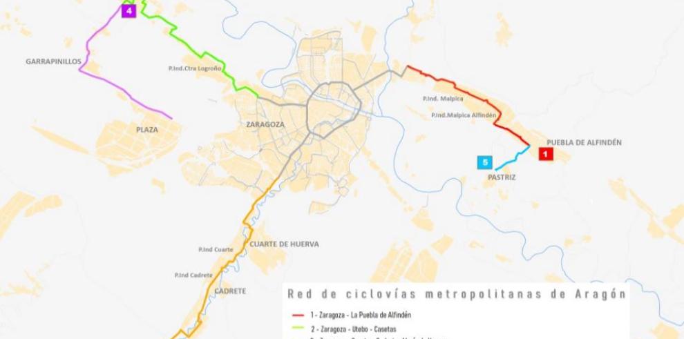 Ciclovías área metropolitanas