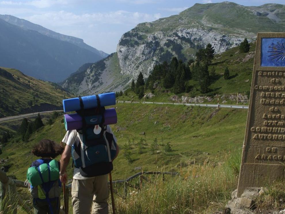 Camino de Santiago en Aragón. Somport