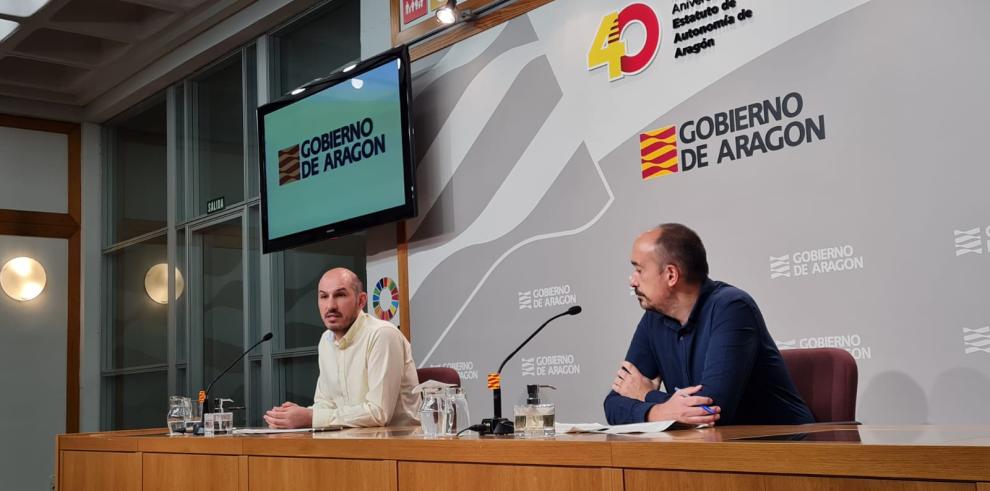 Diego Bayona y Miguel Ángel Ena en la presentación de la convocatoria.