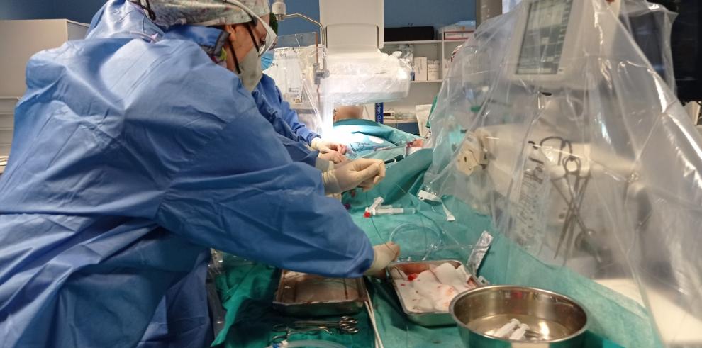 Sala de Hemodinámica del Servet, donde se atiende el Código Infarto, entre otros procesos de Cardiología Intervencionista.